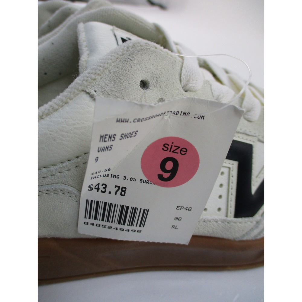 Vans Lowland CC Mens Size 9 Beige Gray Gum Sole Flying V Logo Skate Shoes - Picture 8 of 10